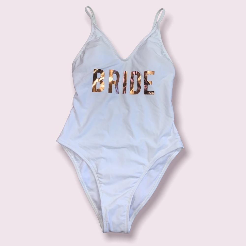 Xhilaration White Bride Swimsuit